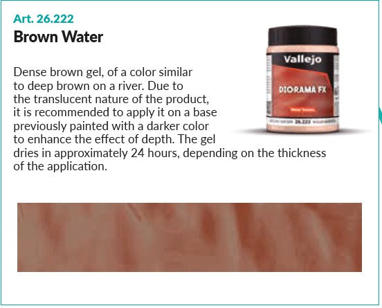 Vallejo Diorama FX VAL26222 Brown Water (200ml)