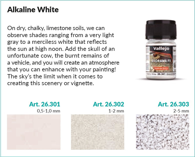 Vallejo Diorama FX VAL26303 Alkaline White 2-5 35ml