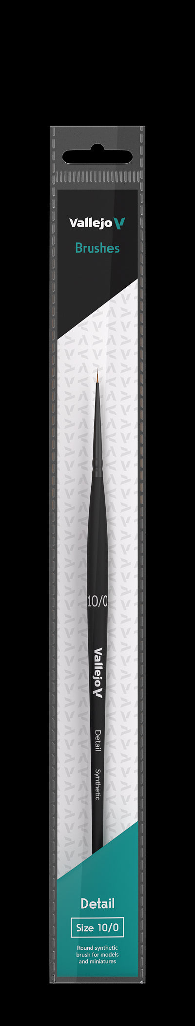 Vallejo Brush B02100 Round #10/0 Synthetic Hair