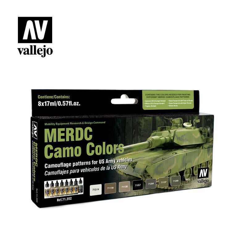 VAL71202 MERDC Camo Colours Set