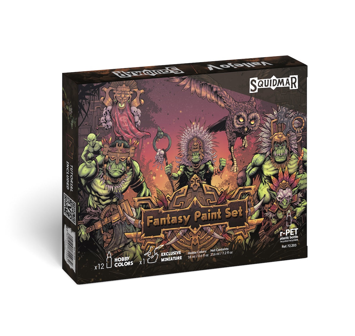 VAL72203 Squidmar Fantasy Paint Set