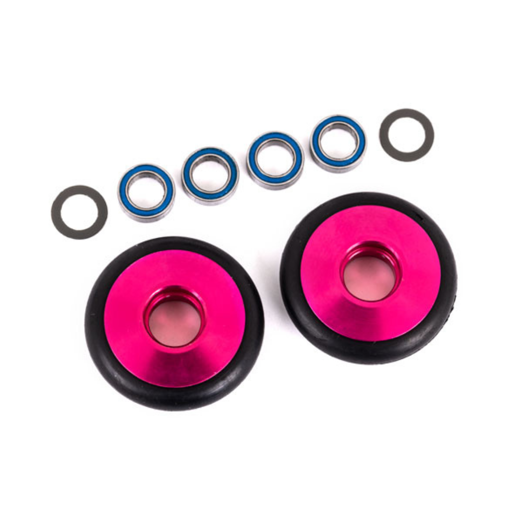 Traxxas Bandit/Rustler/Stampede 2WD Aluminum Wheelie Bar Wheels - Assorted Colours TRA9461