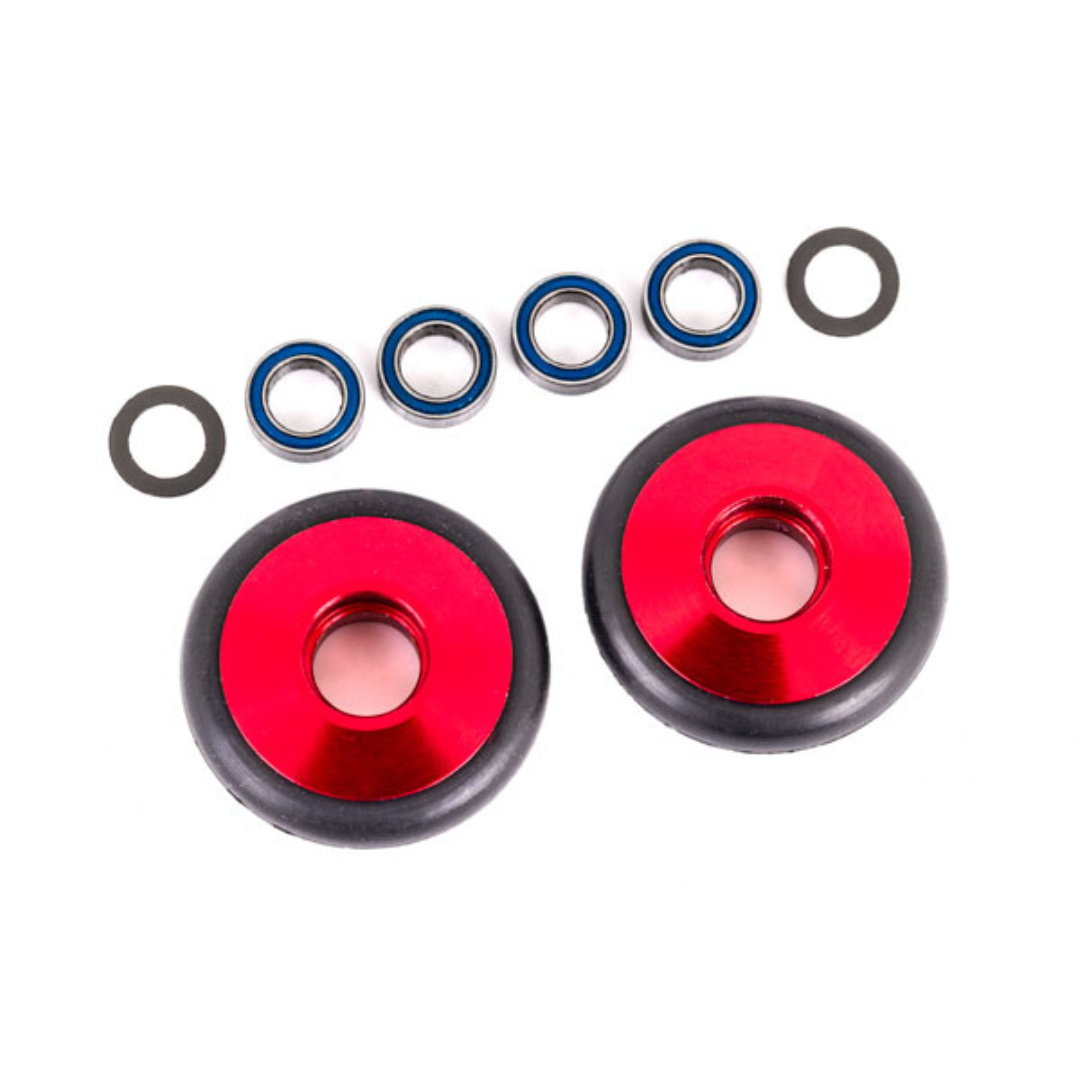 Traxxas Bandit/Rustler/Stampede 2WD Aluminum Wheelie Bar Wheels - Assorted Colours TRA9461