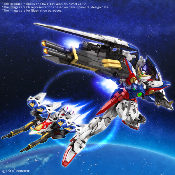 RG 1/144 Wing Gundam Zero TV Version #5069215 by Bandai