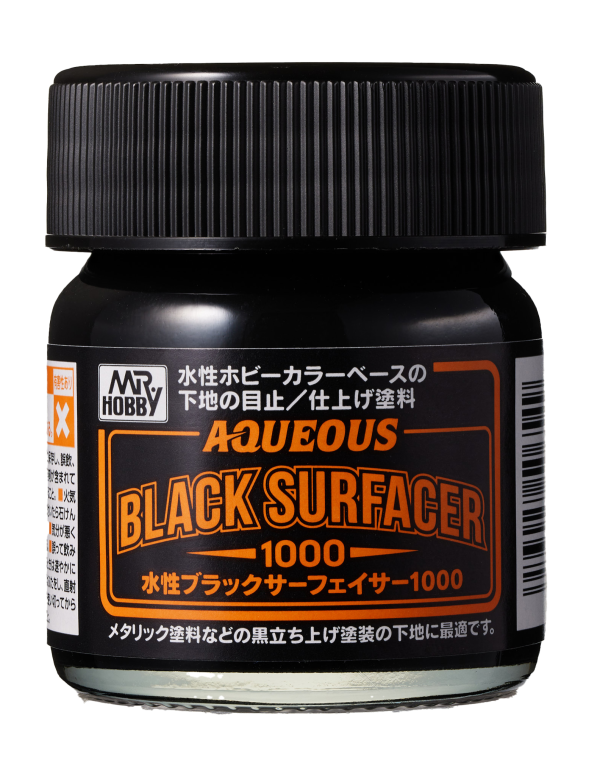 MR Aqueous Black Surfacer 1000 (Jar Type)