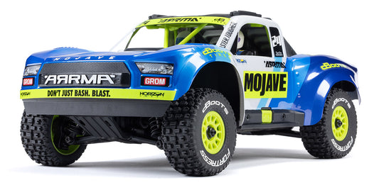 Arrma Mojave Grom MEGA 4WD 380 Brushed 1/18 Electric Desert Truck RTR w/SLT2 2.4GHz Radio, Battery & Charger - Assorted Colours ARA2104