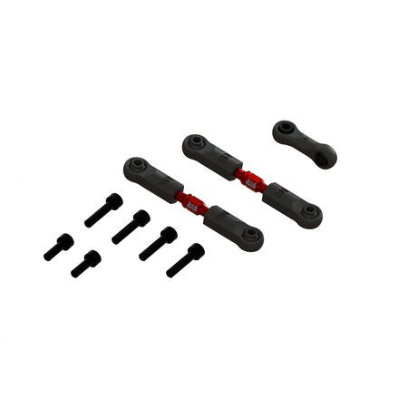 Arrma Adjustable Aluminum Steering Links (2) - ARA340208