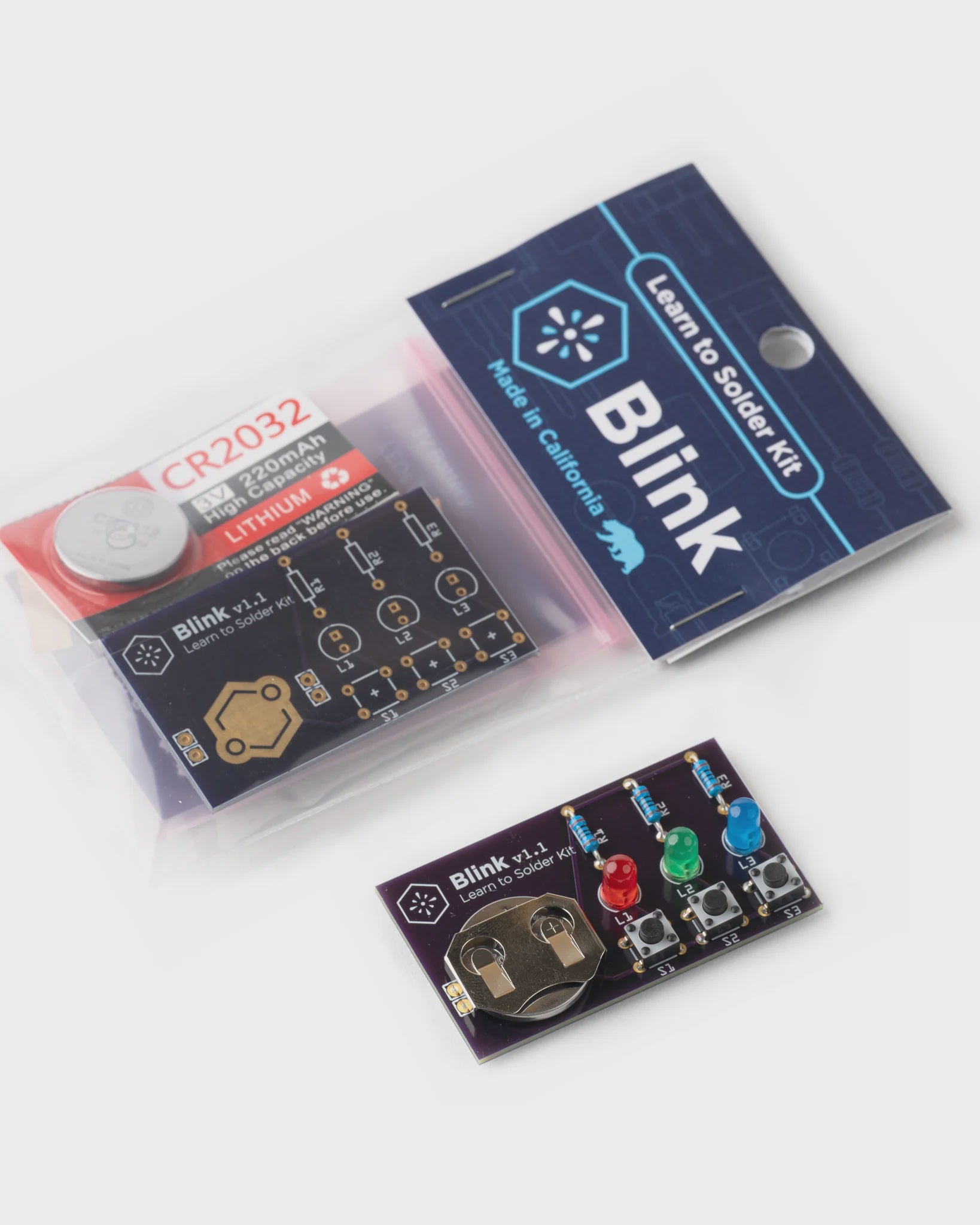 Learn to Solder Kit: Blink