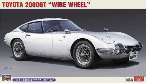 Toyota 2000Gt "Wire Wheel" 1/24 #20617 by Hasegawa