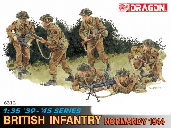 British Infantry Normandy 1944 1/35 #6212 by Dragon Models