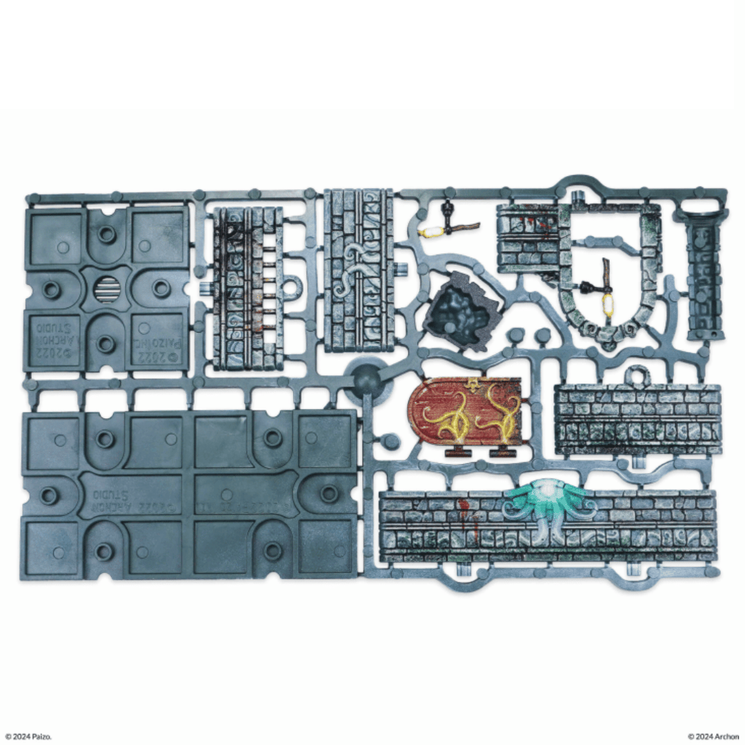 Archon Studio Dungeons and Lasers: Pathfinder Terrain: Abomination Vaults Pre-Painted