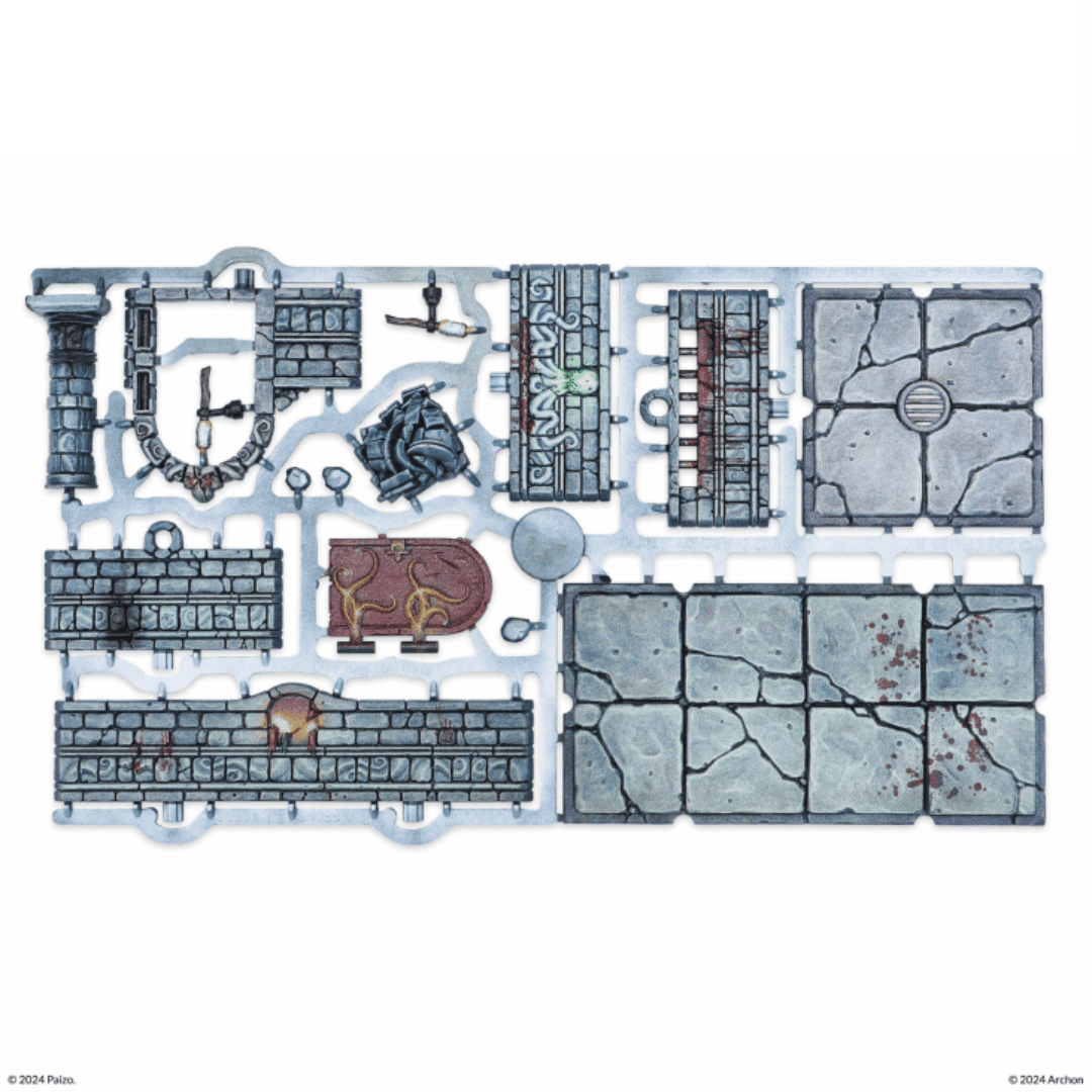Archon Studio Dungeons and Lasers: Pathfinder Terrain: Abomination Vaults Pre-Painted