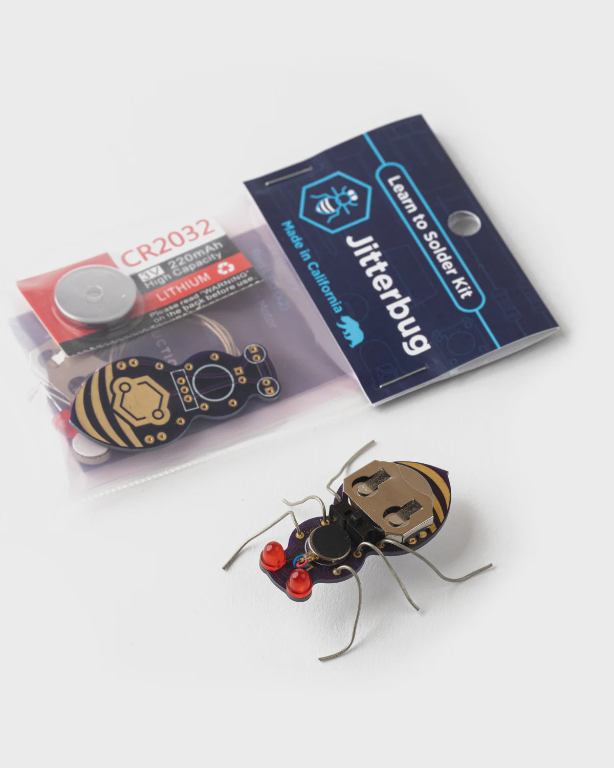 Learn to Solder Kit: Jitterbug