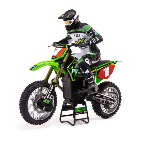 Losi Promoto-MX RTR 1/4 Brushless Dirt Bike (Pro-Circuit) w/2.4GHz DX3PM Radio, MS6X & Battery & Charger - LOS06002