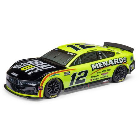 Losi 1/12 NASCAR AWD RC Racecar, Ryan Blaney No. 12 Menards 2024 Ford Mustang - LOS1122412