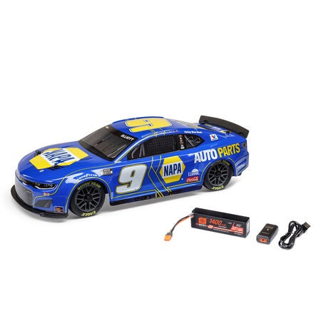 Losi NASCAR #9 Chevy Camaro ZL1 1/12 2S AWD RTR On-Road Car (Chase Elliot) w/2.4GHz Transmitter, Battery, & Charger - LOS1122509