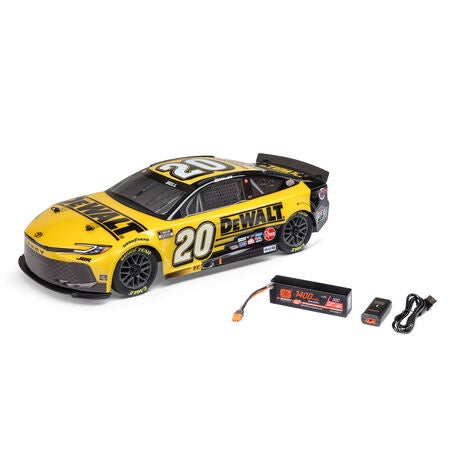 Losi NASCAR #20 Toyota Camry 1/12 2S AWD RTR On-Road Car (Christopher Bell) w/2.4GHz Transmitter, Battery, & Charger - LOS1122520