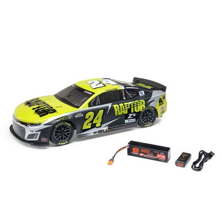 Losi NASCAR #24 Chevrolet Camaro ZL1 1/12 2S AWD RTR On-Road Car (William Byron) w/2.4GHz Transmitter, Battery, & Charger - LOS1122524
