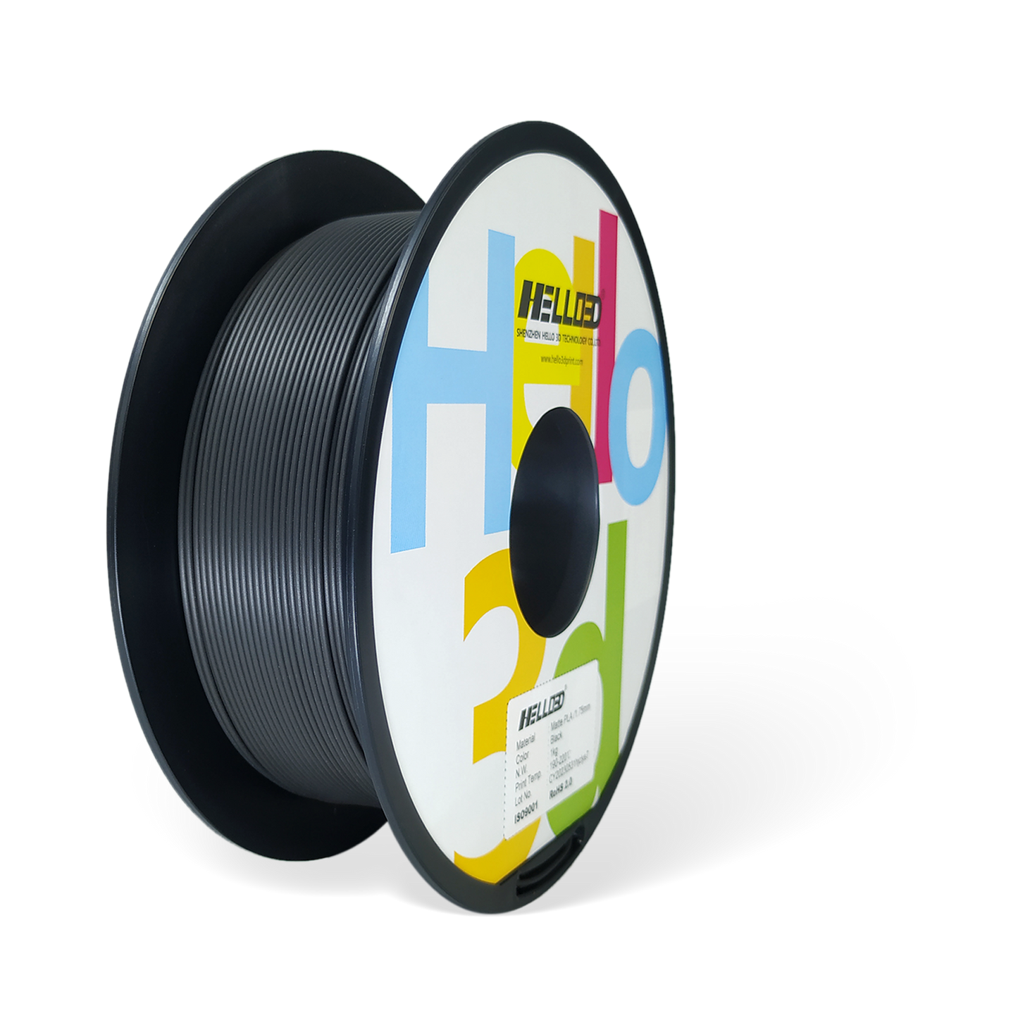 Hello3D Matte Black PLA 1kg