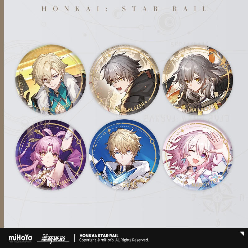 Honkai Star Rail Character Illustration Series Badge - Preservation