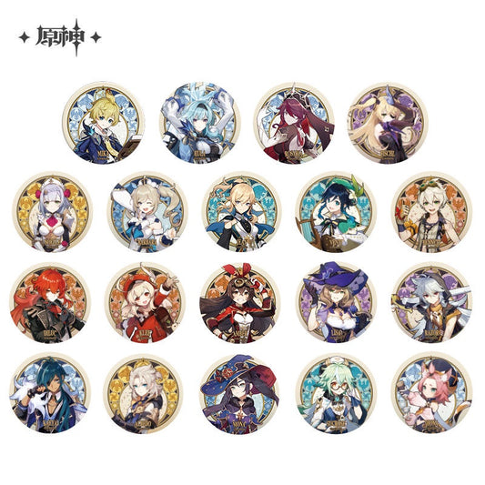 Genshin Impact Mondstadt Series Character Can Badge