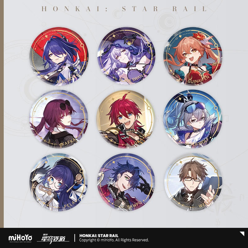 Honkai Star Rail Character Illustration Series Badge - Nihility