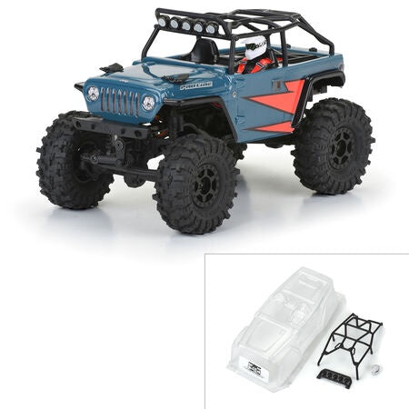 Pro-Line Axial® SCX24™ 2004 Jeep® LJ Mini Crawler Body (Clear) - PRO366400