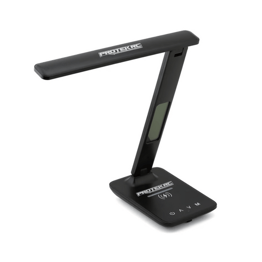 ProTek RC Multifunction LED Pit Light (w/Wireless Charge, Clock, Date & Temp) - PTK-8298