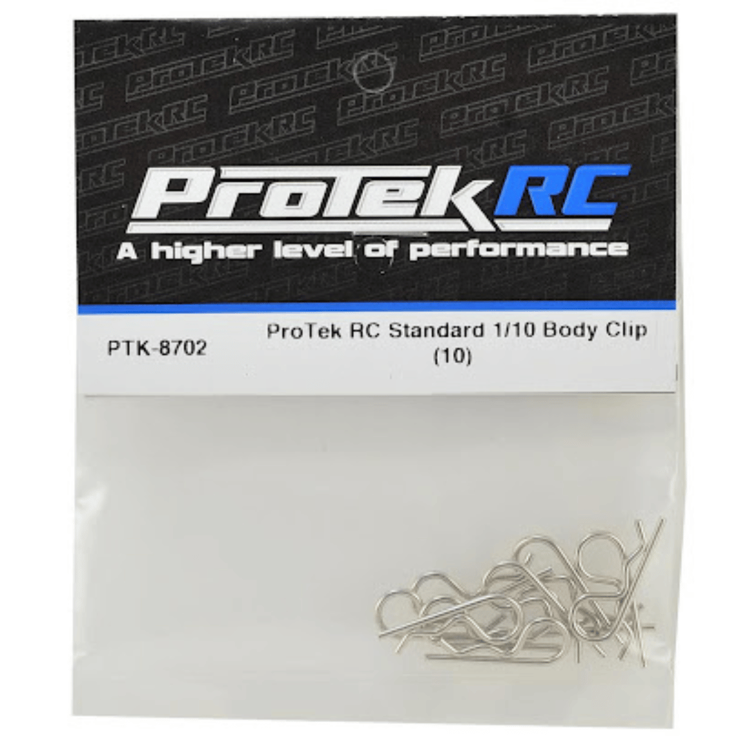 ProTek RC Standard Body Clip (10) (1/10 Scale) - PTK-8702
