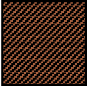 Carbon Fiber Twill Weave Black on Bronze 1/24 Waterslide Decal