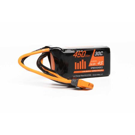 Spektrum RC 4S 30C LiPo Battery w/IC2 Connector (14.8V/450mAh) - SPMX4504SIC2