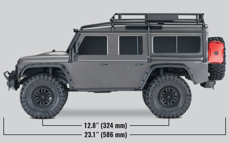 Traxxas 1/10 4WD Crawler RTR TRX-4 Land Rover Defender - Red TRA82056-4RED