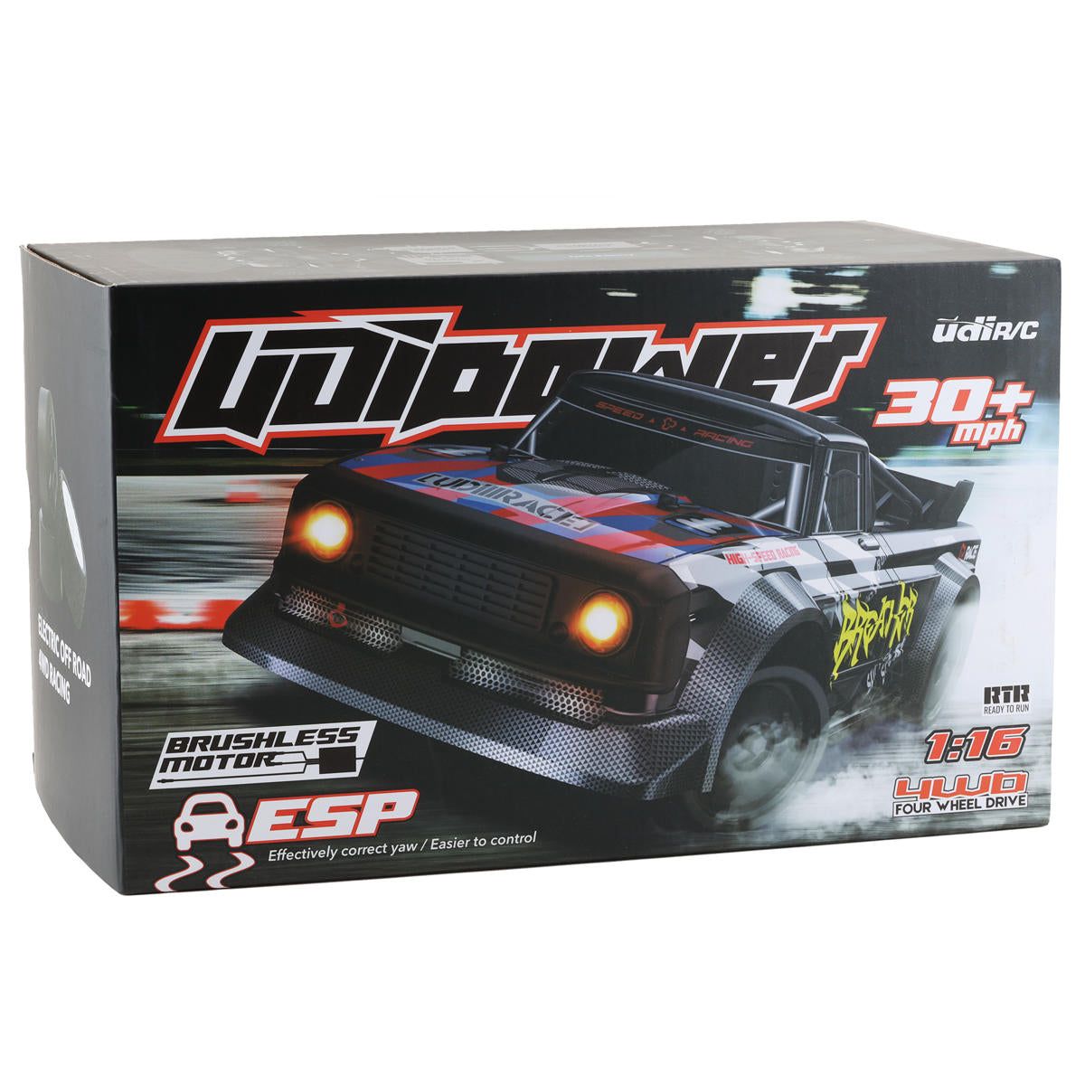 UDI 1/16 4WD On-Road Truck RTR Breaker w/ Drift Tires - UDI1601