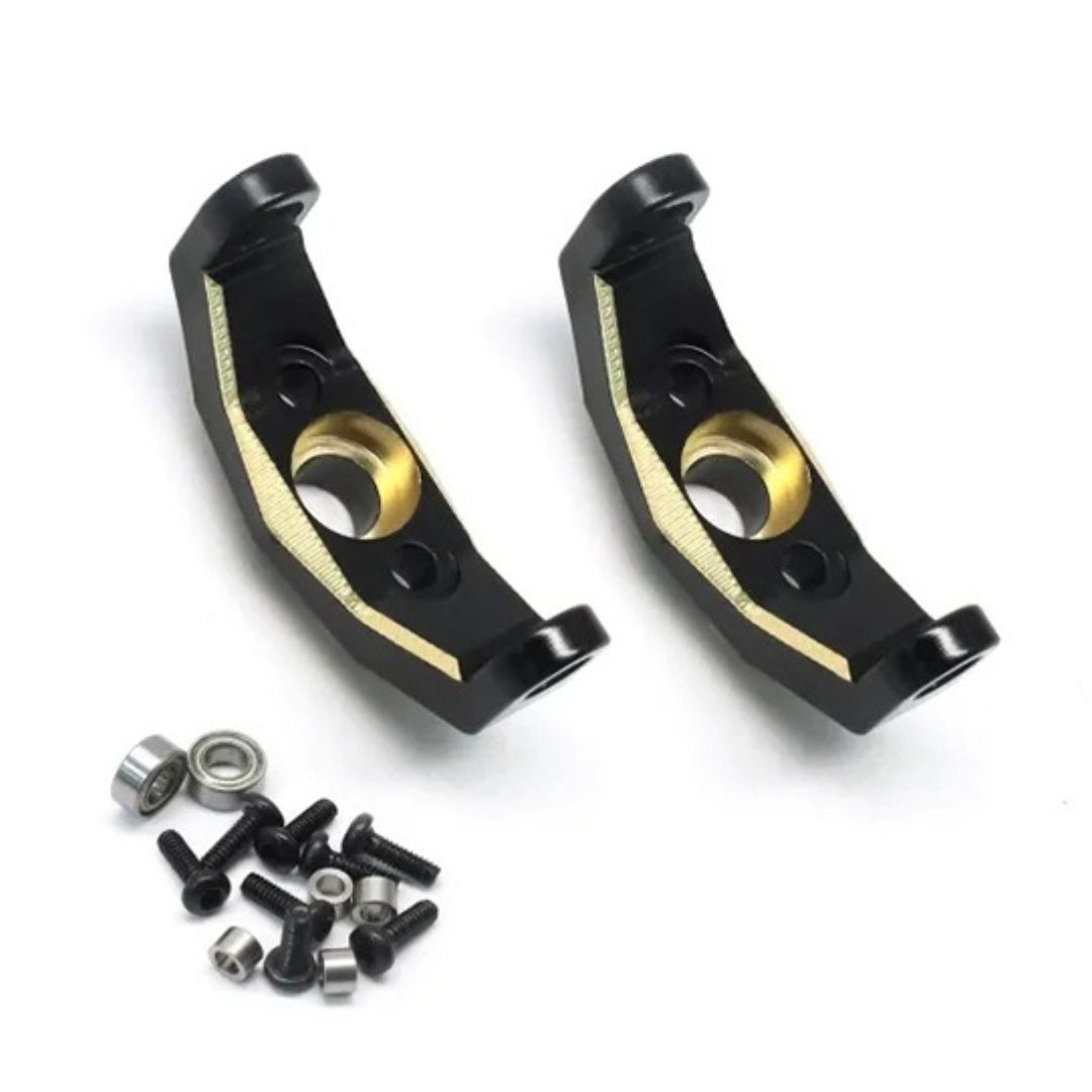 Treal Hobby Brass Front C-Hubs for Traxxas TRX-4M (5.2g) (2) - TLHTTRX-4M-73