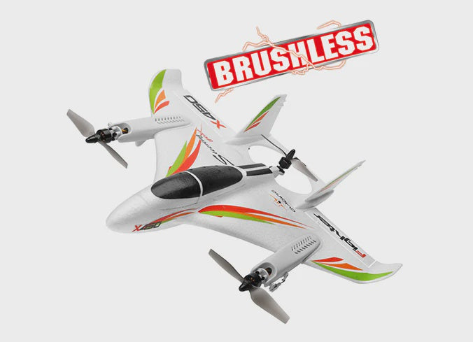 RC Pro 6ch Brushless Vertical R/C Airplane - X450