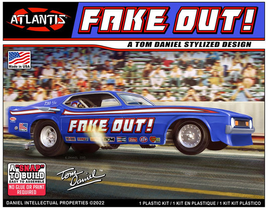 Tom Daniel Fake Out Funny Car Snap 1/32 Model Car Kit #8275 by Atlantis