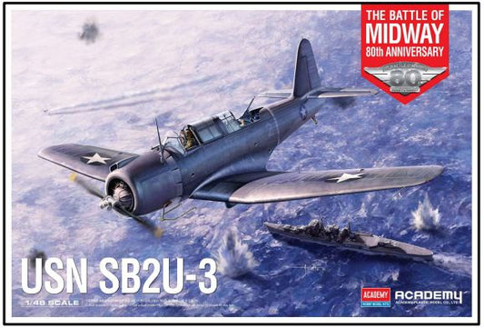 USN SB2U-3 "Battle of Midway" 80th Anniversary 1/48 #12350 by Academy