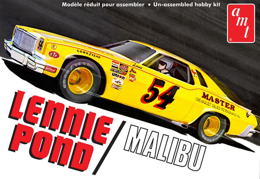Lennie Pond 1974 Malibu Stock Car Model Kit (Level 2) 1/25 #1352 by AMT