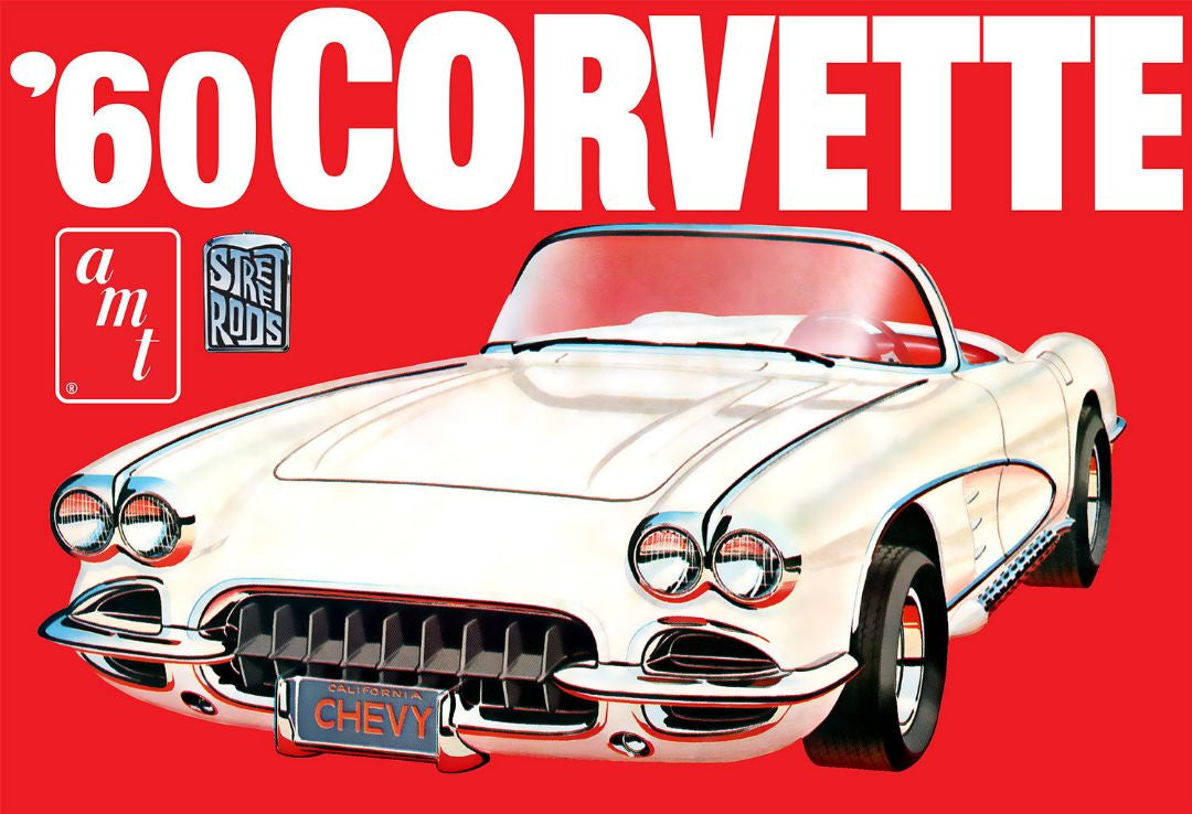 1960 Chevrolet Corvette Model Kit (Level 2) 1/25 #1374 by AMT