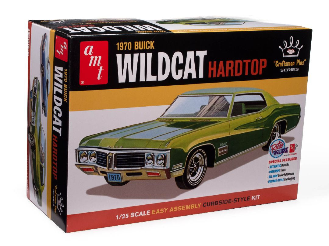 1970 Buick Wildcat Hardtop 1/25 Model Car Kit #1379 by AMT