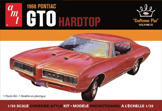1968 Pontiac GTO Hardtop Craftsman Plus 1/25 Model Car Kit #1411 by AMT
