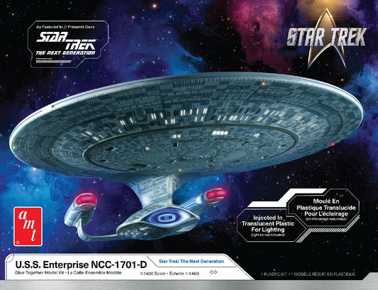 U.S.S. Enterprise 1/400 Star Trek The Next Generation Series Model Kit #1429 by AMT