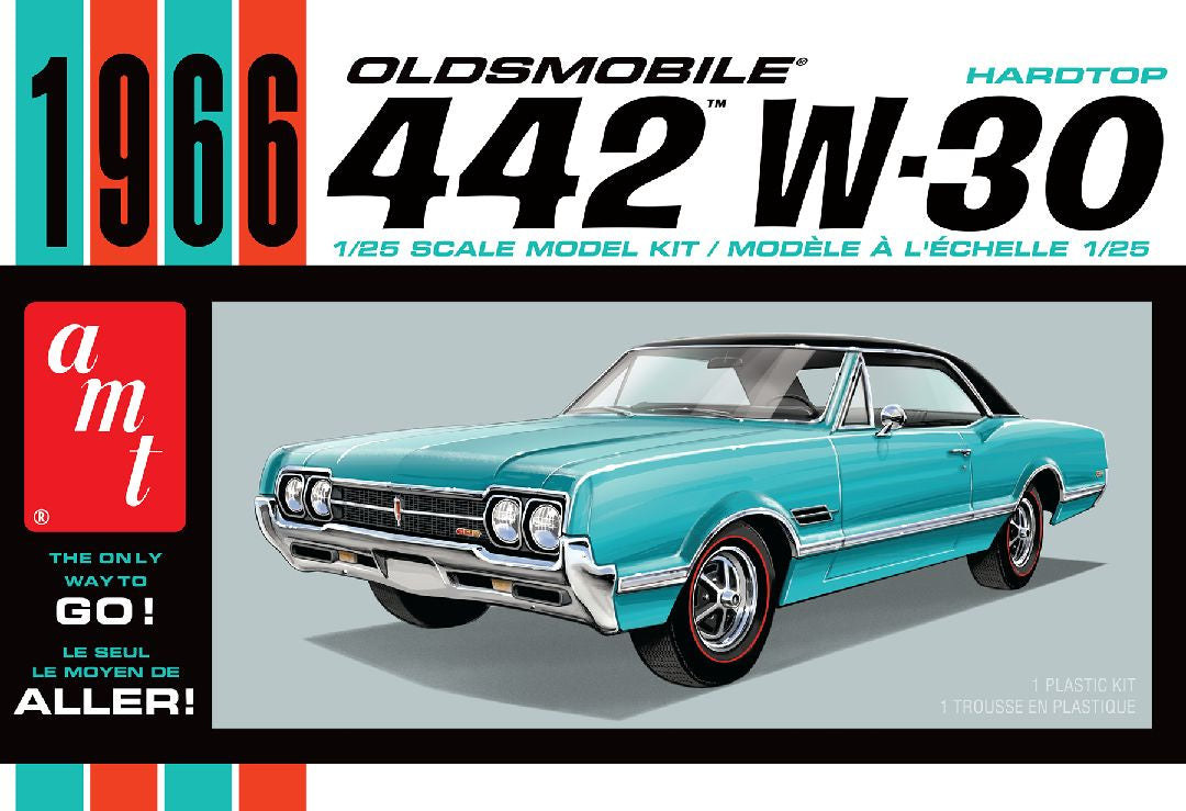 Olds 442 Hardtop 1/25 Model Car Kit #1432 by AMT