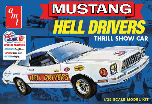 1977 Ford Mustang "Hells Drivers" 1/25 #1475 by AMT