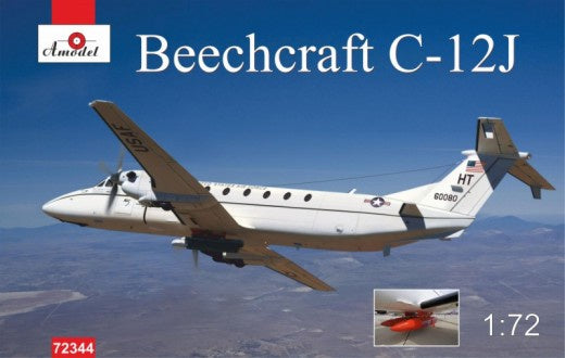 Beechnut C12J Military Turbo Prop Aircraft 1/72 by Amodel