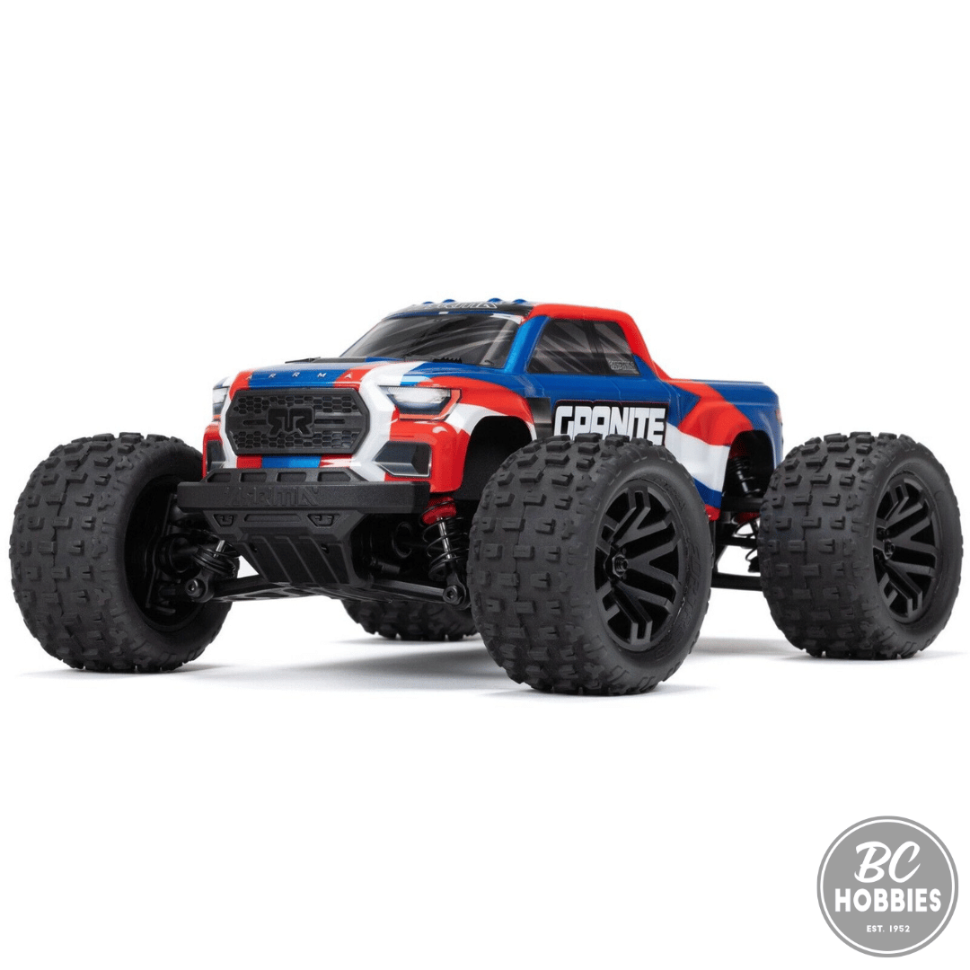 Arrma 1/18 4WD Monster Truck RTR Brushed Granite Grom Mega 4WD 380 - Assorted Colours ARA2102