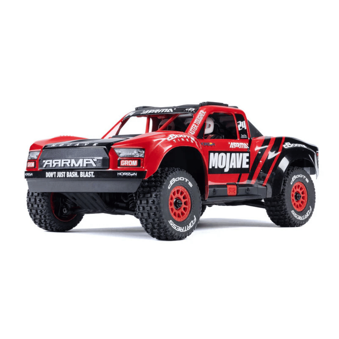 Arrma Mojave Grom MEGA 4WD 380 Brushed 1/18 Electric Desert Truck RTR w/SLT2 2.4GHz Radio, Battery & Charger - Assorted Colours ARA2104