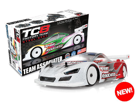 Team Associated RC10 TC8 Steel-Spec Team 1/10 On-Road Touring Car Kit (Steel Chassis) - ASC30142