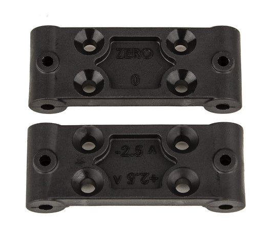 Team Associated RC10B6.4 Front Bulkhead Set (0deg/2.5deg) ASC91979