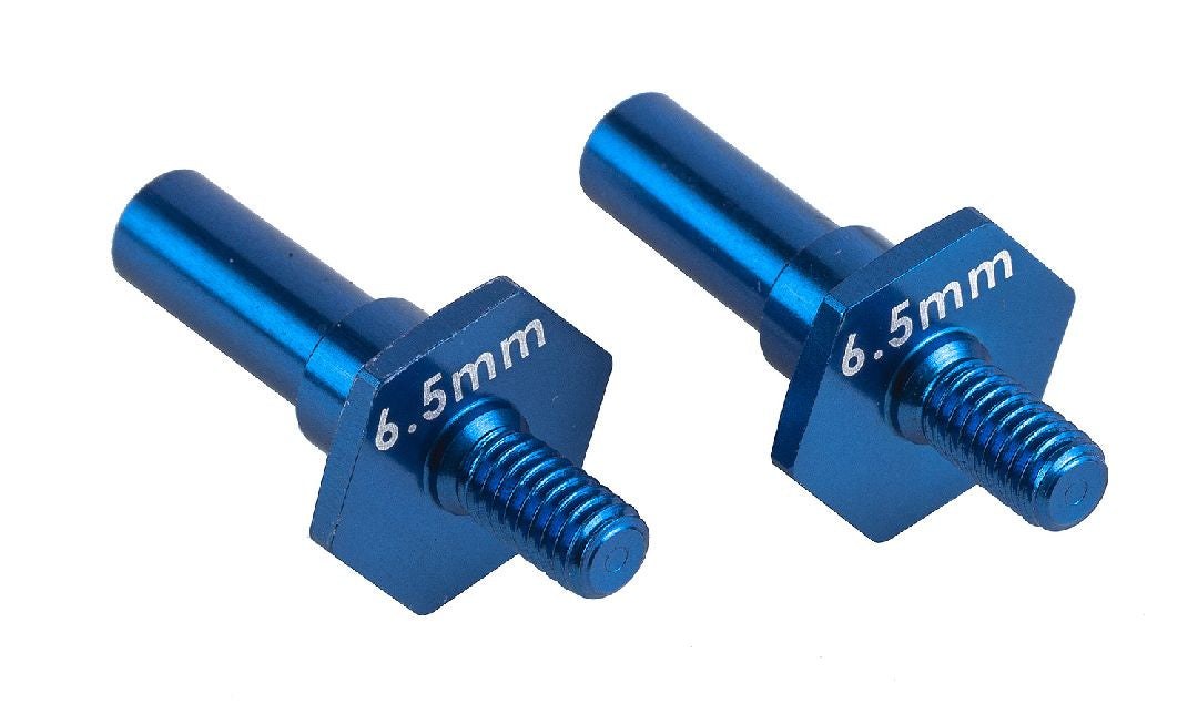 Team Associated RC10B7 6.5mm Aluminum Front Axles (2) - ASC92462